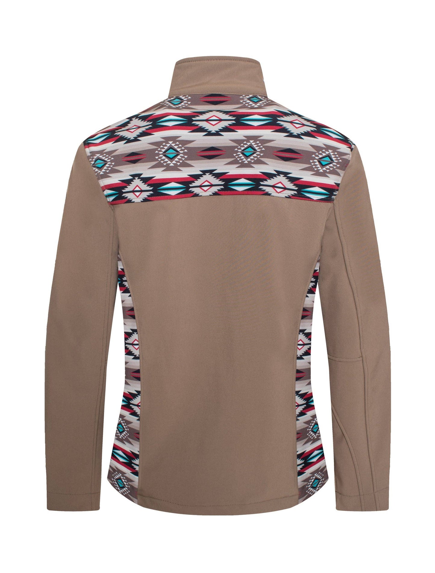 Khaki/Brown Aztec Print Jacket By Rodeo Clothing