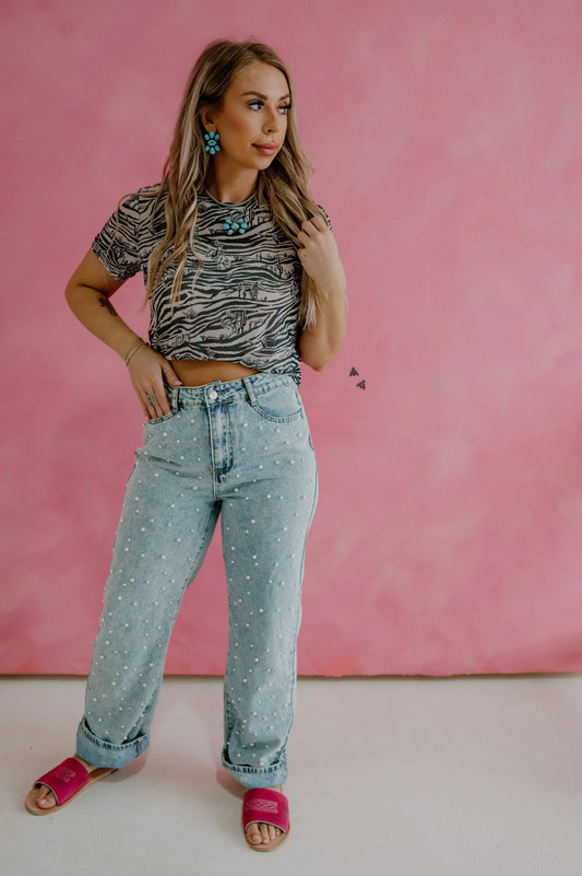 Lets Get Wild Mesh Tee By 2Fly