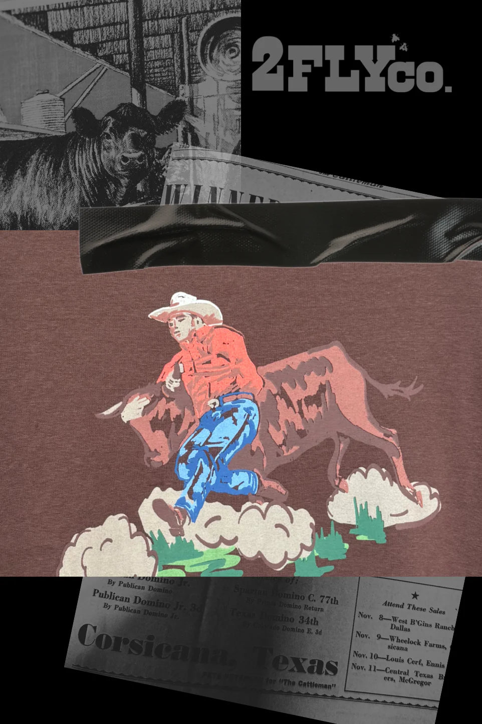 The Bulldogger- Chocolate Hoodie By 2Fly