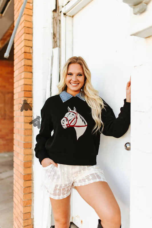 Fort Worth Nights Midnight Sweater By 2Fly