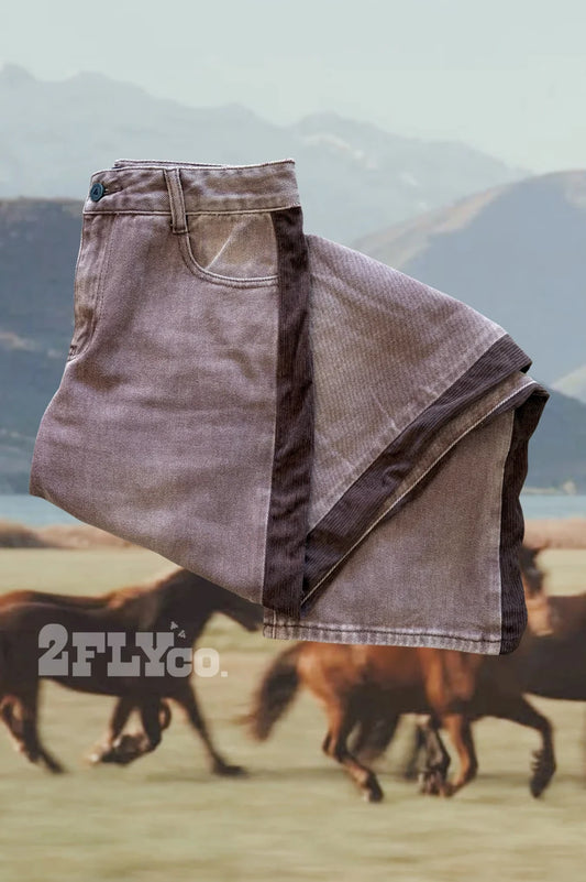 Out Of Line Jeans Mocha By 2Fly