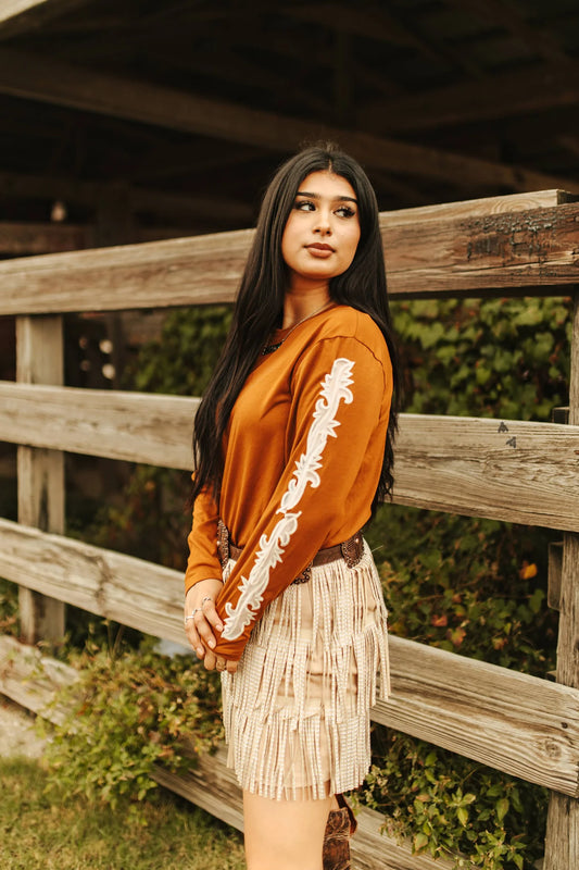 Pip'n Hot L/S- Saddle Shirt By 2Fly