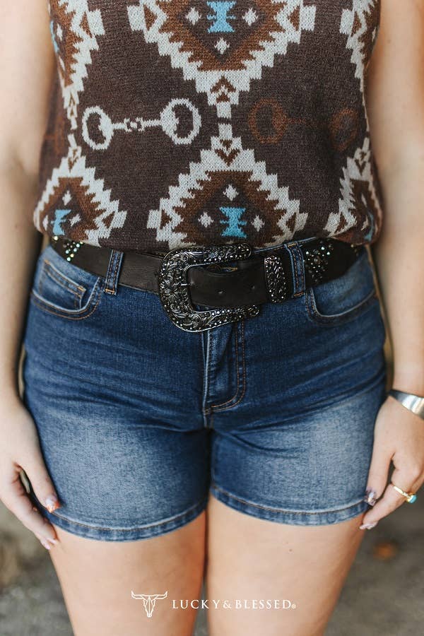 Stone Wash Mid Rise Stretch Denim Shorts (5in)