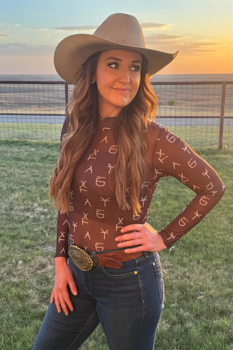 Amarillo By Morning Mesh Top By Sterling Kreek