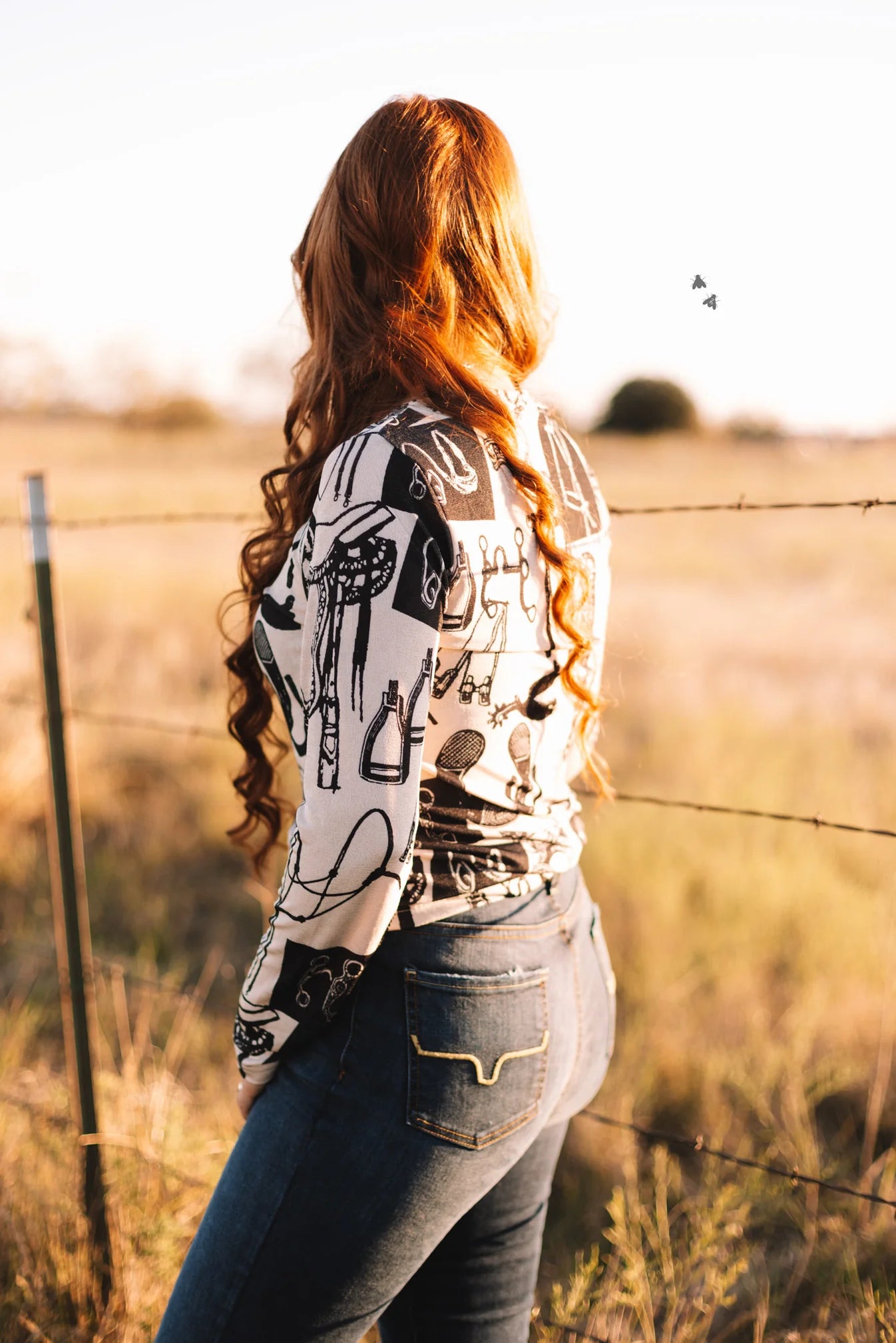 Saddle Up Anyway L/S Top By 2Fly