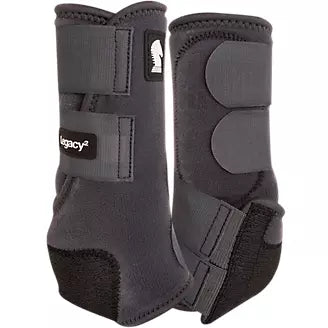 Charcoal Front Classic Legacy Support Boots