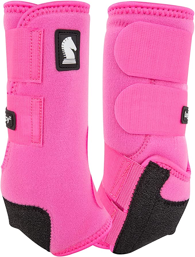 Hot Pink Front Classic Legacy Support Boots