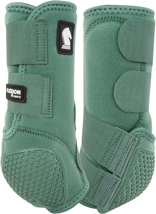 Classic Equine Flexion Spruce Front Support Boots