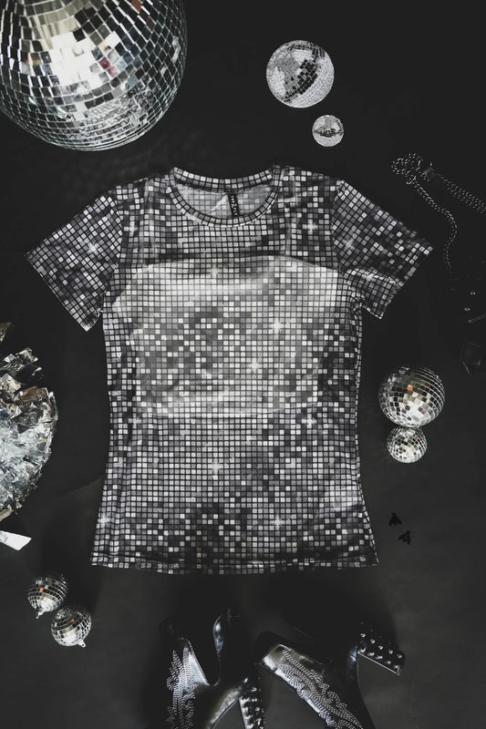 Dolly Disco Mesh Top By 2Fly