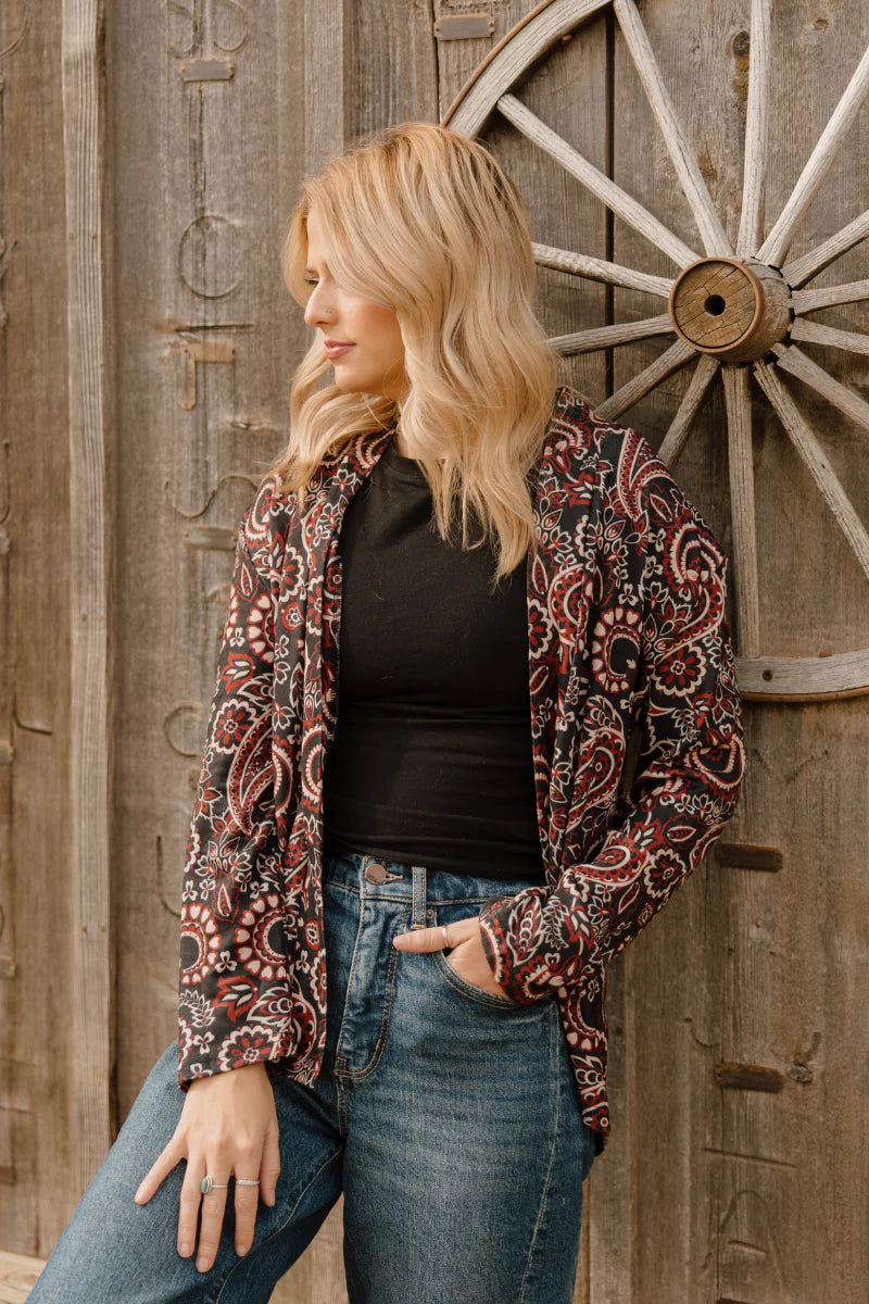 Desert Dahlia Cardigan By Sterling Kreek