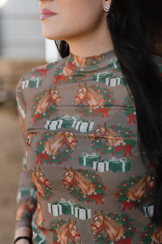 Ribbons on the Range Mesh Top By Sterling Kreek