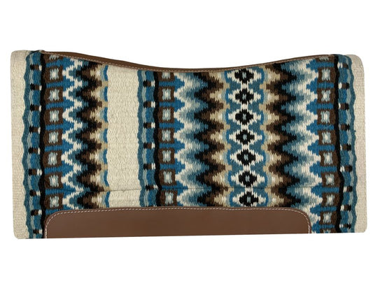 Southwest Beige Wool Top Saddle Pad