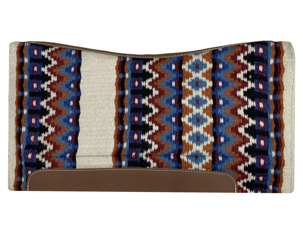 Southwest Beige Wool Top Saddle Pad