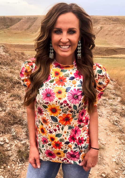 Sunrise Bloom Top By Sterling Kreek