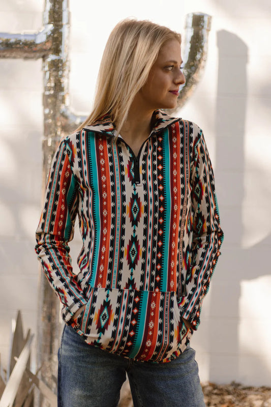 Sunburst Stampede Pullover By Sterling Kreek