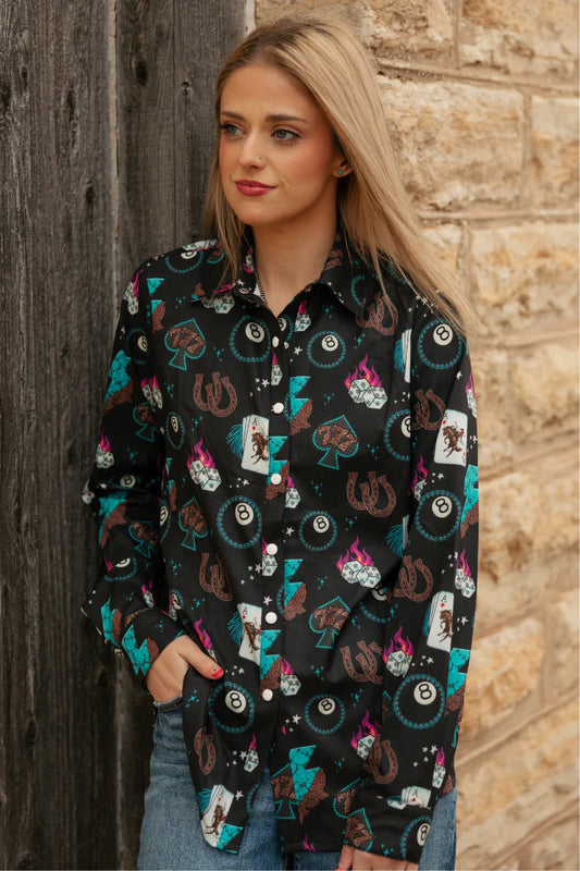 Cowgirl Charm Button Up By Sterling Kreek
