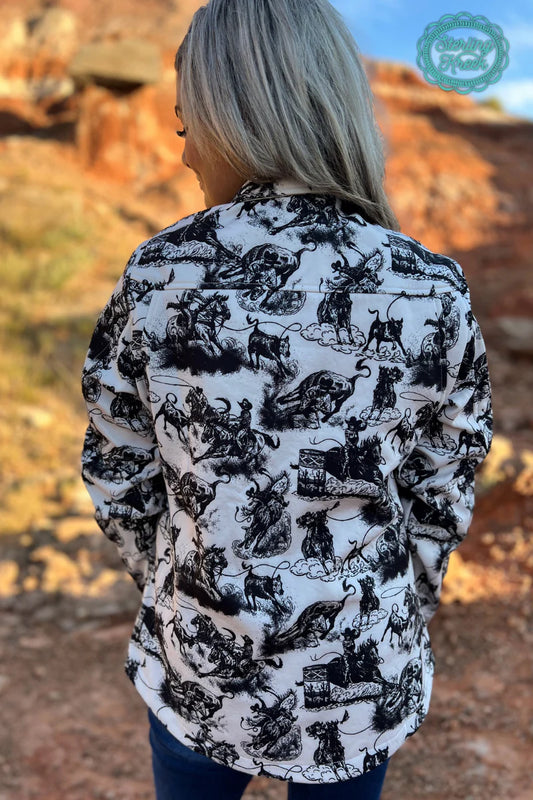 Life is a Rodeo Jacket By  Sterling Kreek