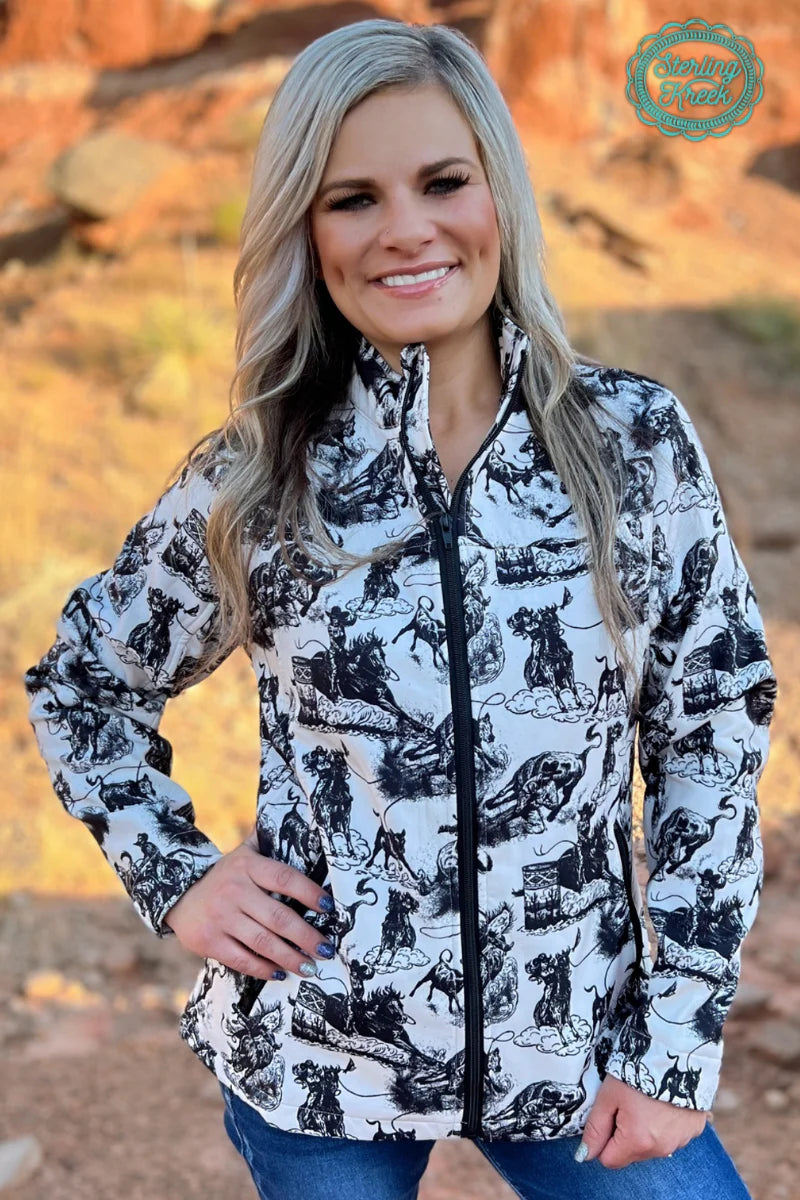 Life is a Rodeo Jacket By  Sterling Kreek