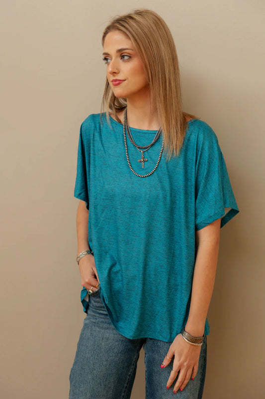 Fishin In The Dark - Heathered Turquoise By Sterling Kreek