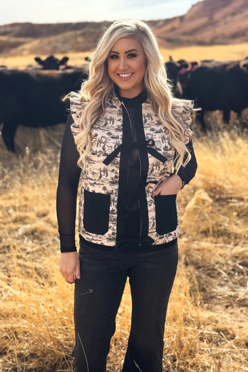 Frontier Belle Vest By Sterling Kreek