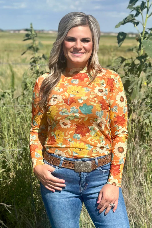 Blissfully Blessed Mesh Top By Sterling Kreek