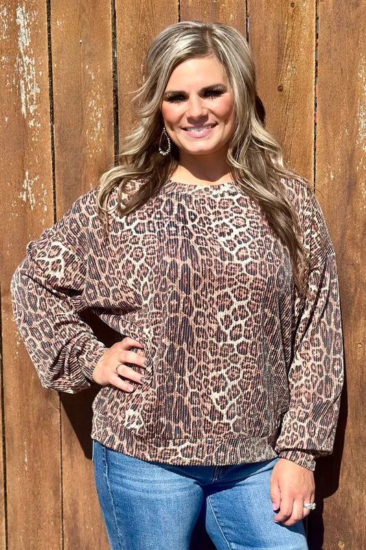 Hear Me Roar Sweater Top By Sterling Kreek