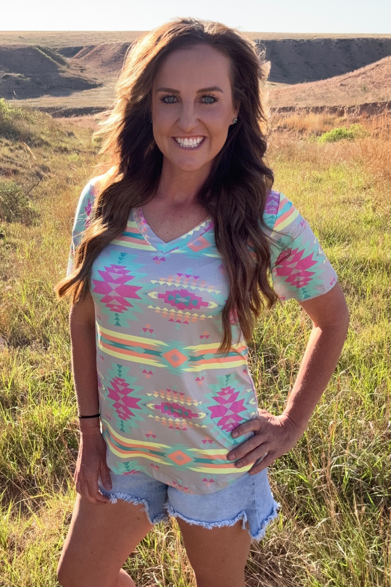 Aztec Daydream Top by Sterling Kreek