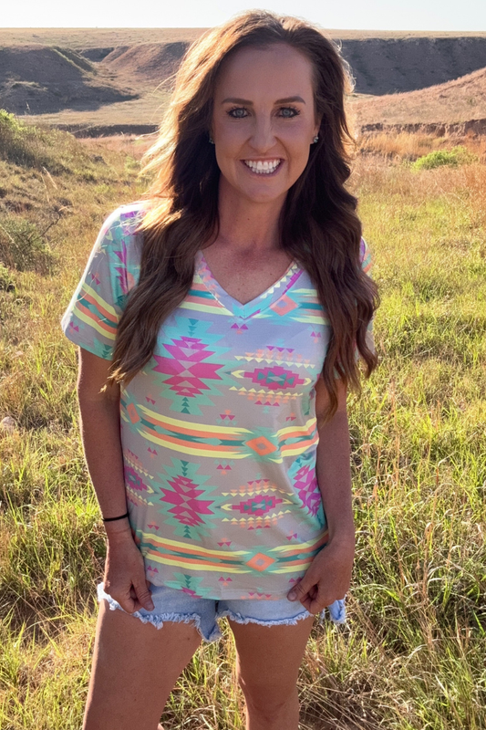 Aztec Daydream Top by Sterling Kreek