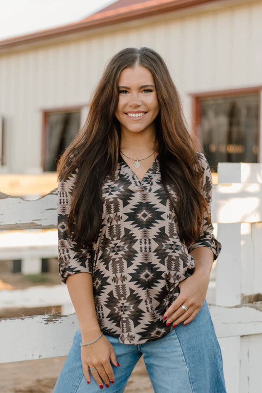 Aztec Shadow Top By Sterling Kreek