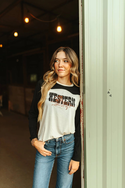 Retro Western L/S Top By 2Fly