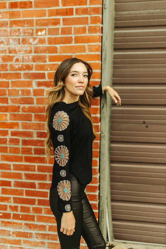 Wagon Wheel Top - Midnight By 2Fly