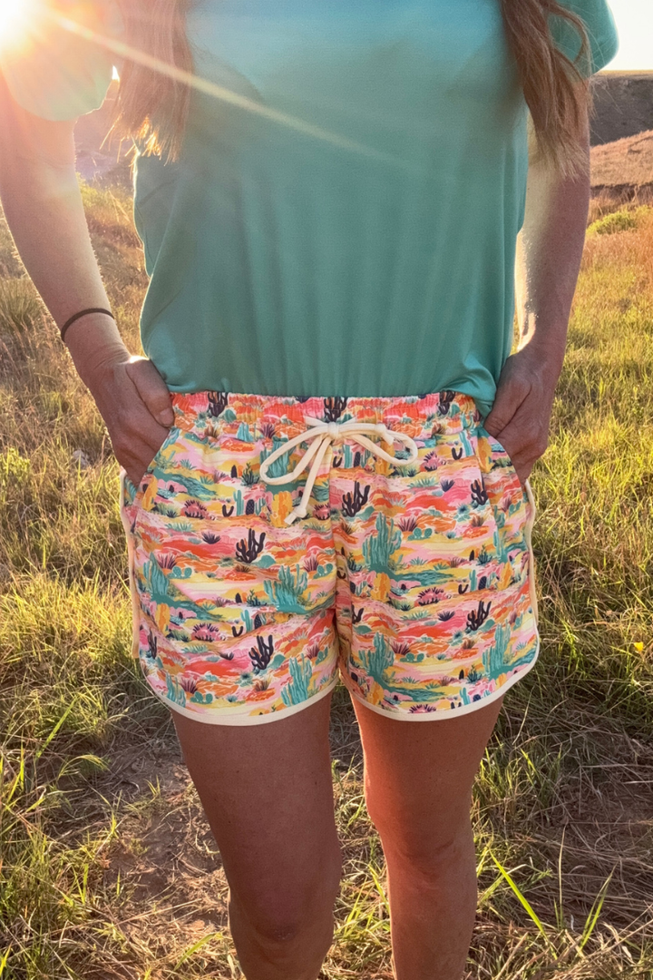 Cactus Crush Shorts by Sterling Kreek
