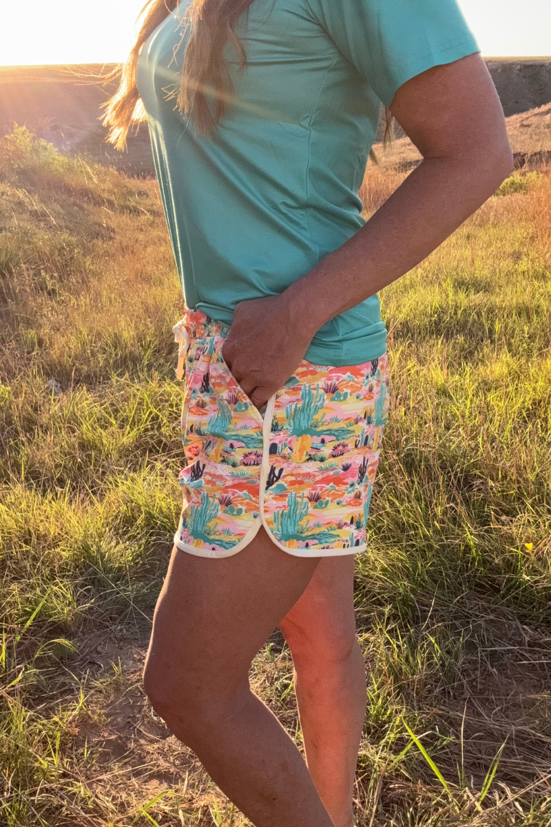 Cactus Crush Shorts by Sterling Kreek