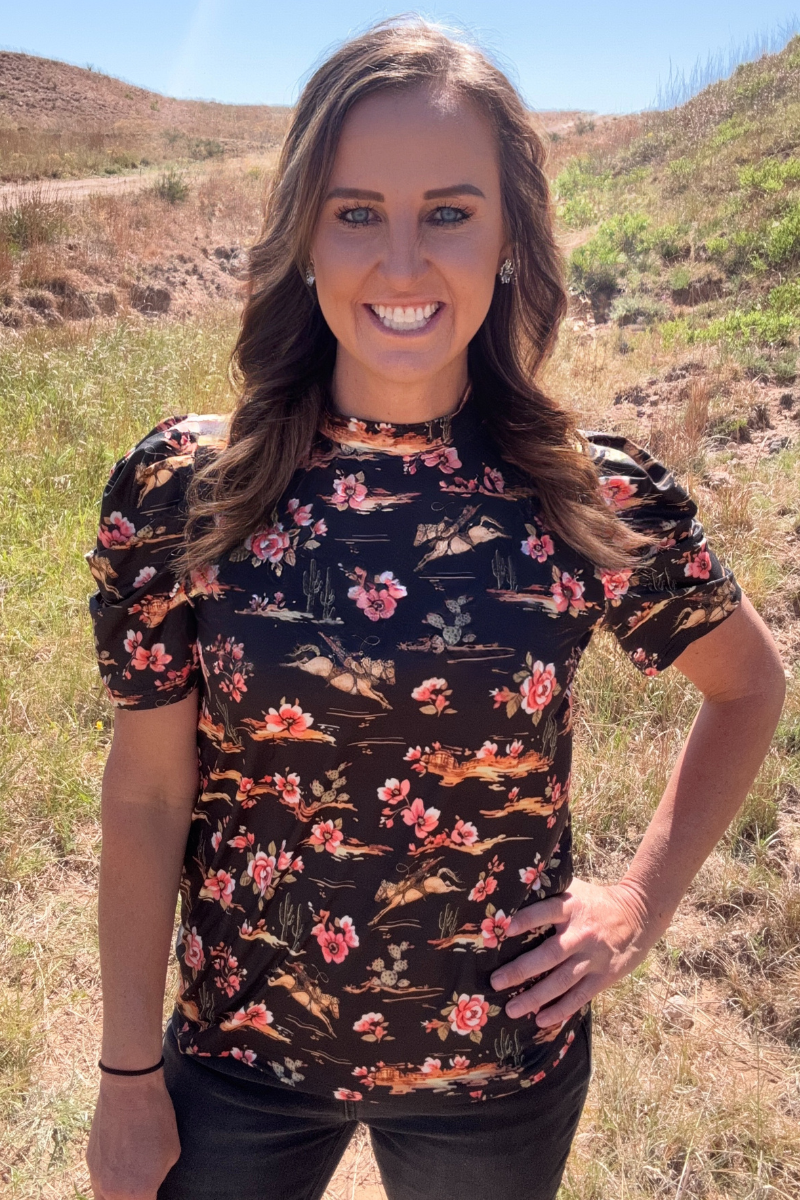 Cactus Garden Top By Sterling Kreek