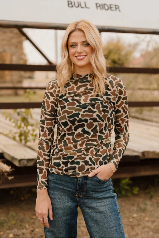 You Can't See Me Mesh Top By Sterling Kreek