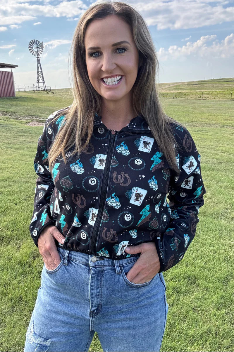 Cowgirl Charm Cropped Jacket By Sterling Kreek