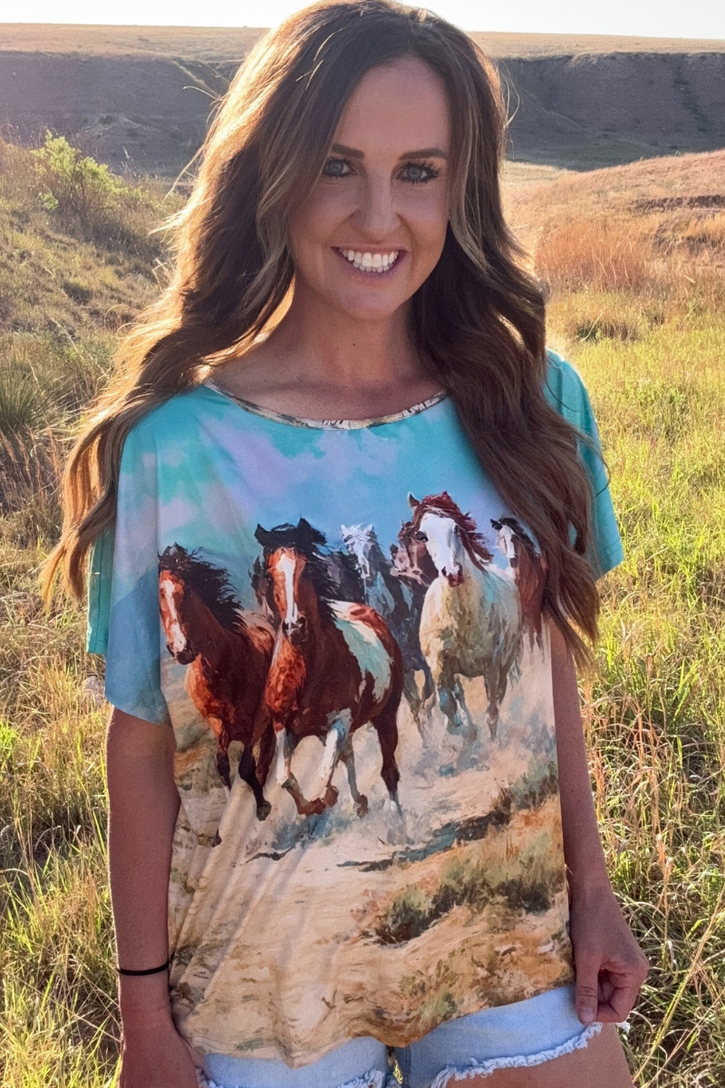 Dusty Remuda Top by Sterling Kreek