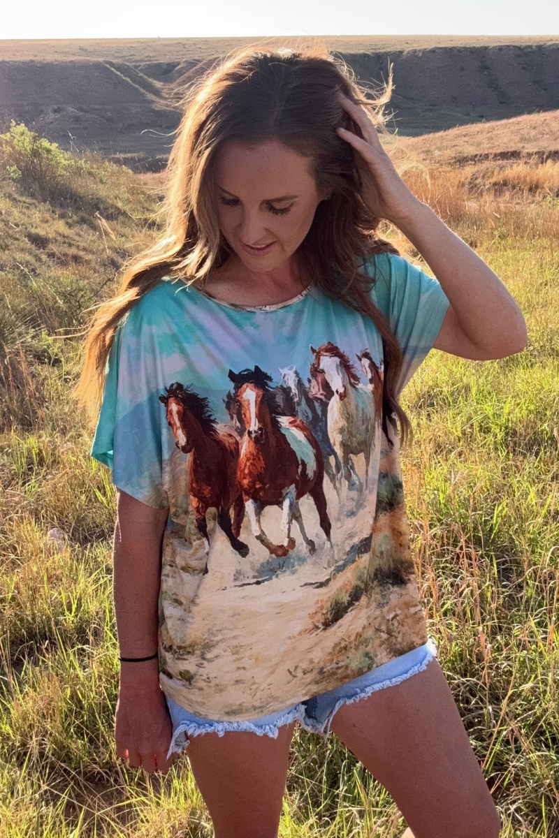 Dusty Remuda Top by Sterling Kreek