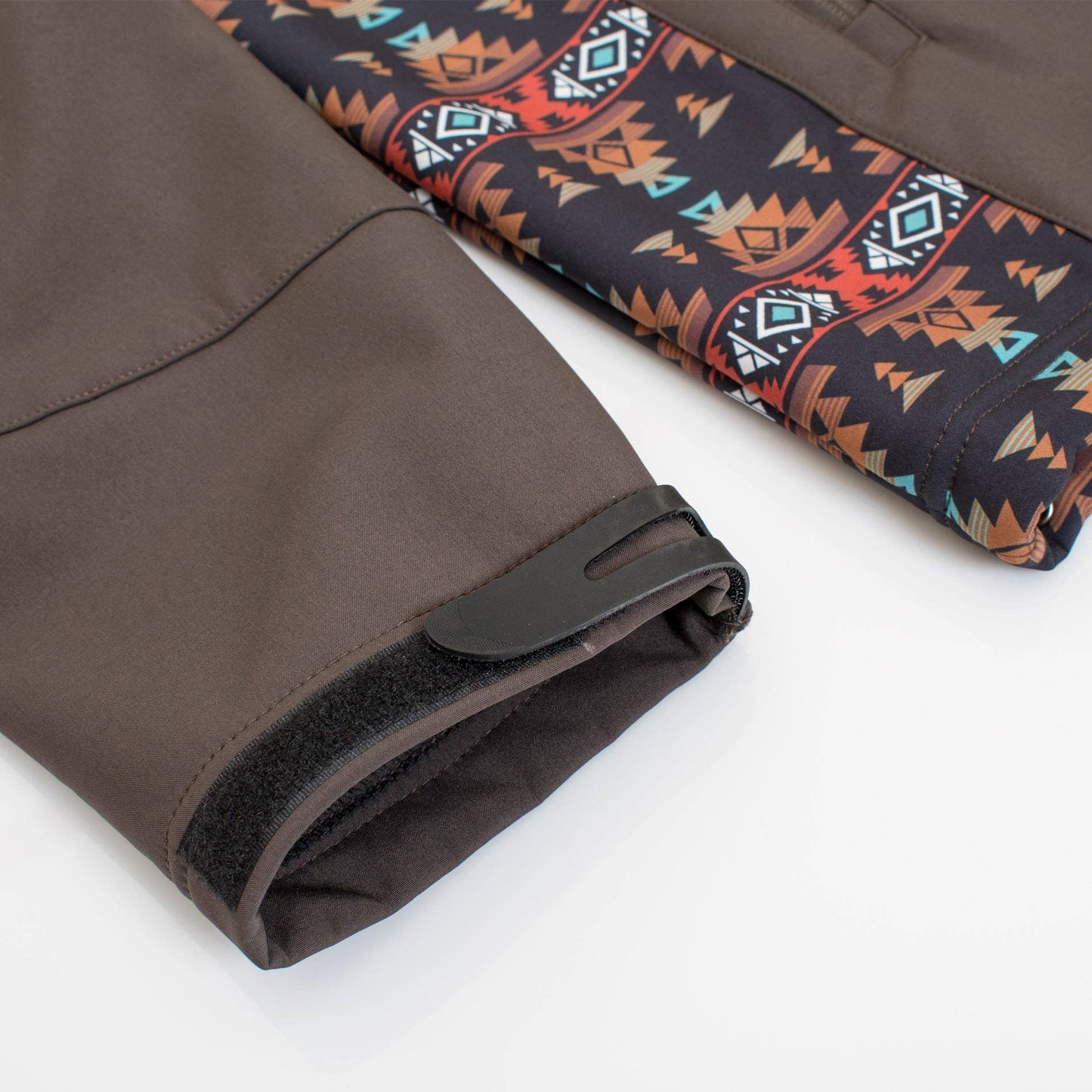 Brown/Rust Aztec Print Jacket By Rodeo Clothing