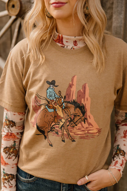 Golden Rodeo Tee By Sterling Kreek