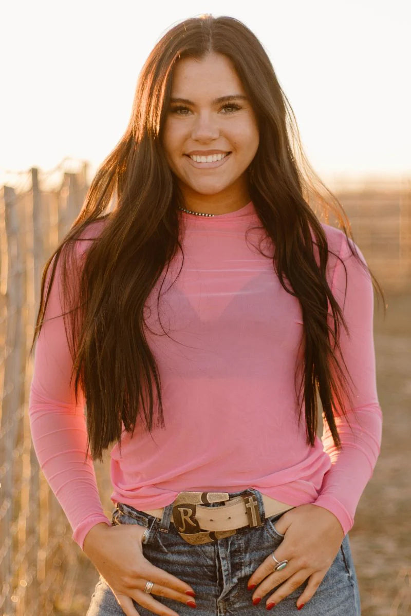 Meshed Out Light Pink By Sterling Kreek