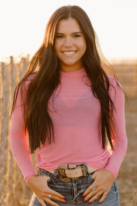 Meshed Out Light Pink By Sterling Kreek