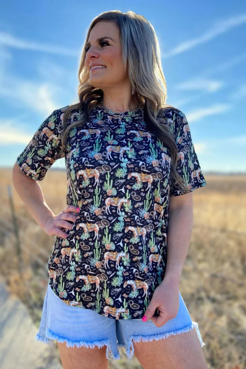 Cactus Run Top By Sterling Kreek
