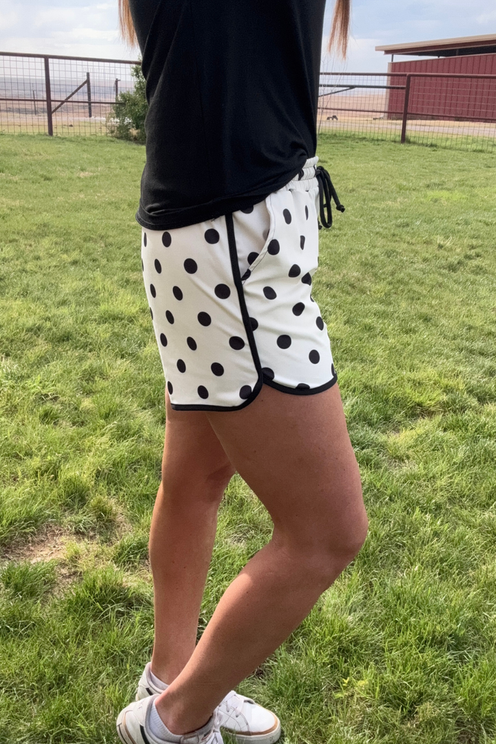 Polka Dot Poise Shorts - Cream by Sterling Kreek