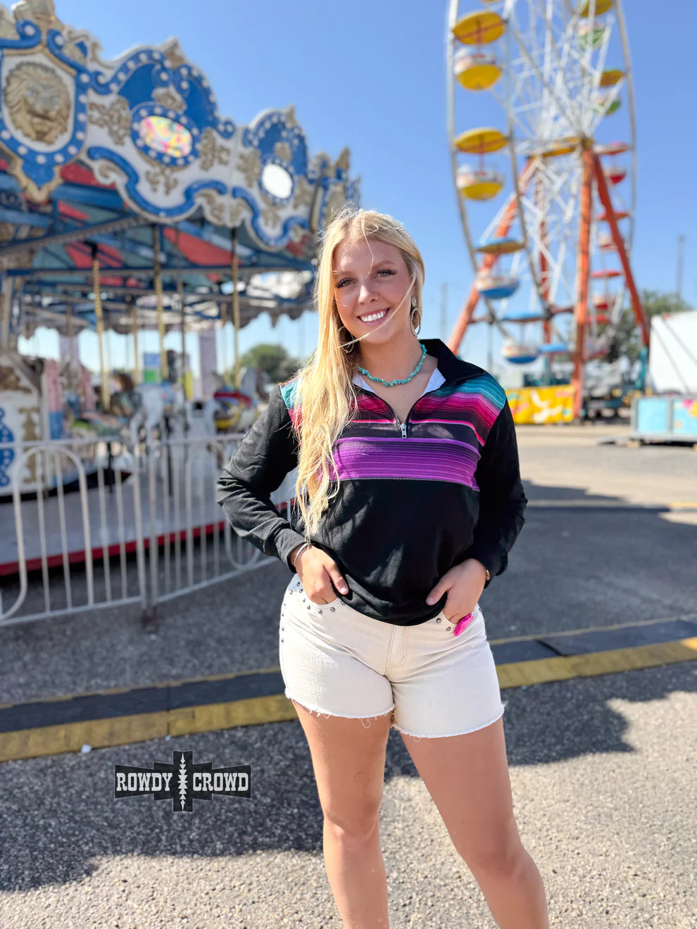 Gaucho Half Zip By Rowdy Crowd