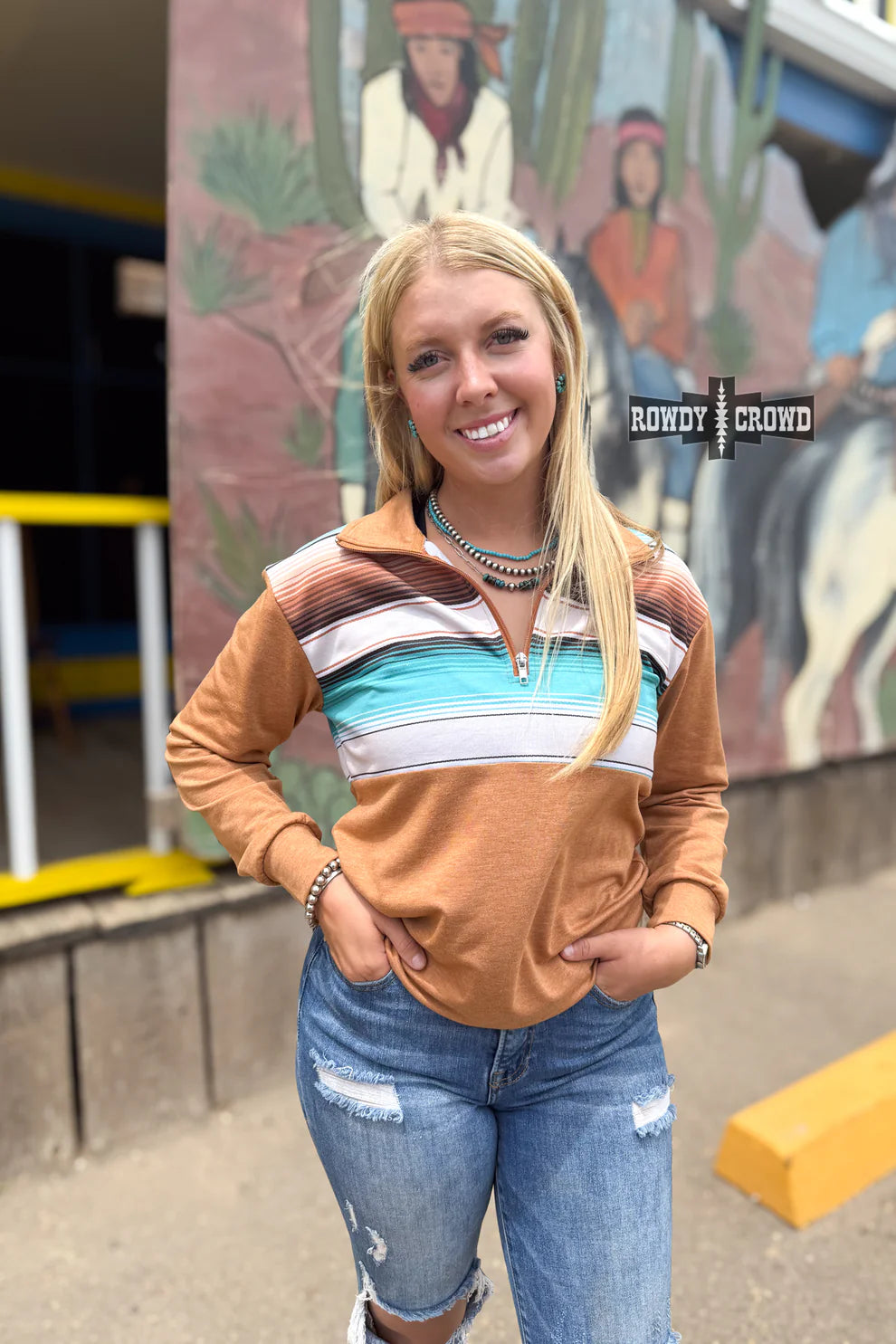 Herdsman Half Zip By Rowdy Crowd