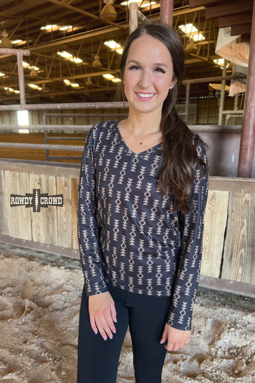 Lavish Lady Long Sleeve Top By Rowdy Crowd