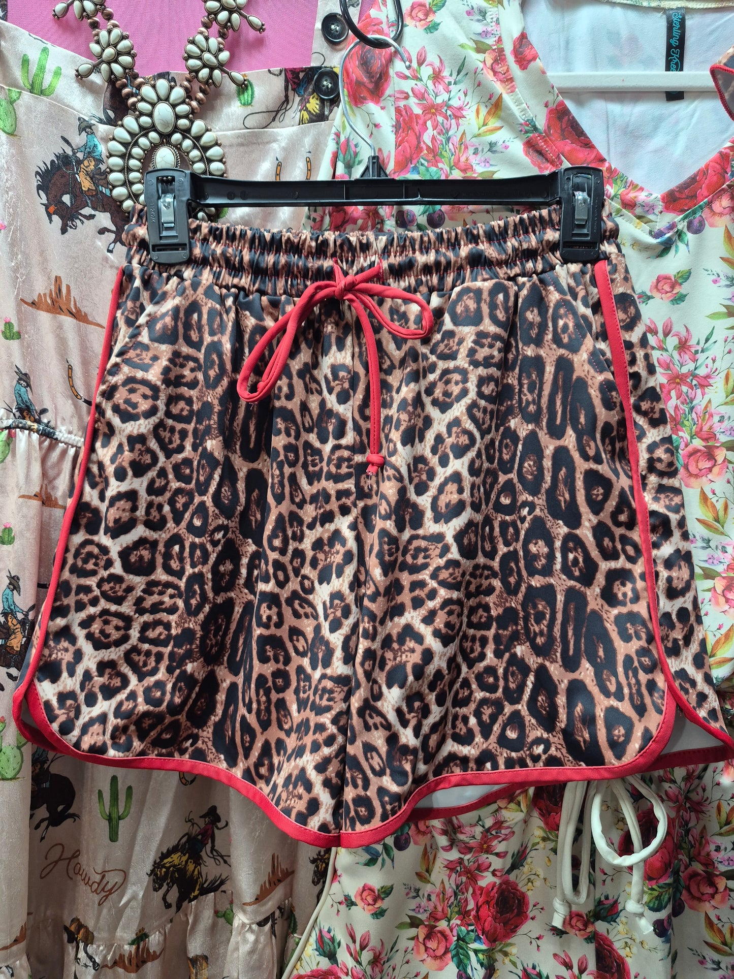 Cheetah Chic Long Shorts By Sterling Kreek