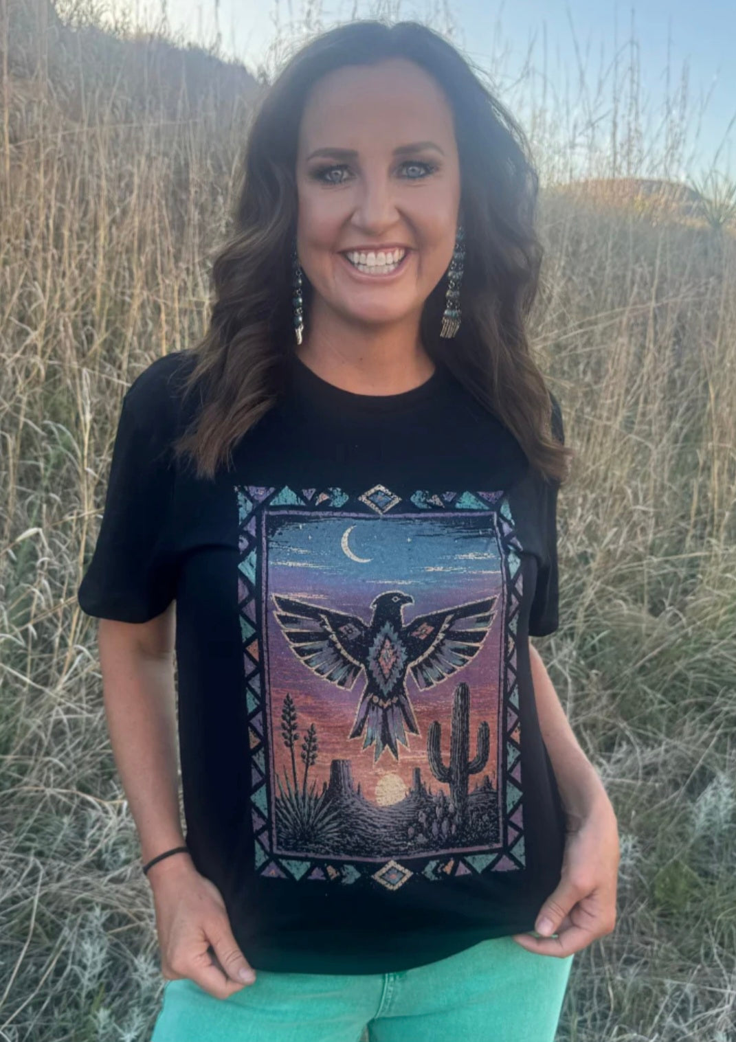 Midnight Thunderbird Tee By Sterling Kreek
