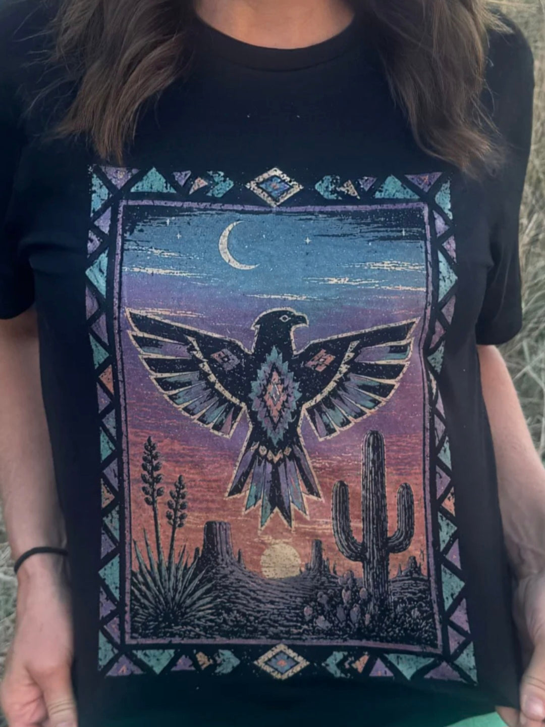Midnight Thunderbird Tee By Sterling Kreek